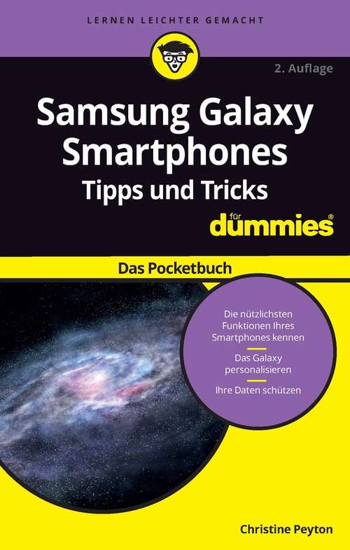 Book cover of Samsung Galaxy Smartphones Tipps und Tricks für Dummies: Das Pocketbuch (2. Auflage) (Für Dummies)