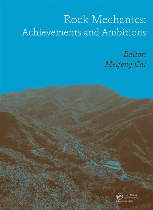 Book cover of Rock Mechanics: Achievements and Ambitions