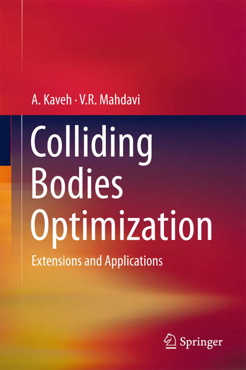 Book cover of Colliding Bodies Optimization: Extensions and Applications