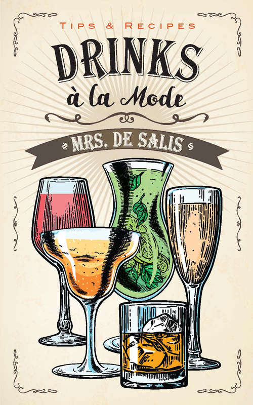 Book cover of Drinks à la Mode