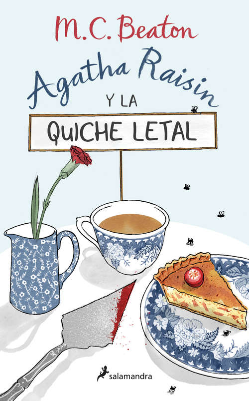 Book cover of Agatha Raisin y la quiche letal (Agatha Raisin: Volumen 1)