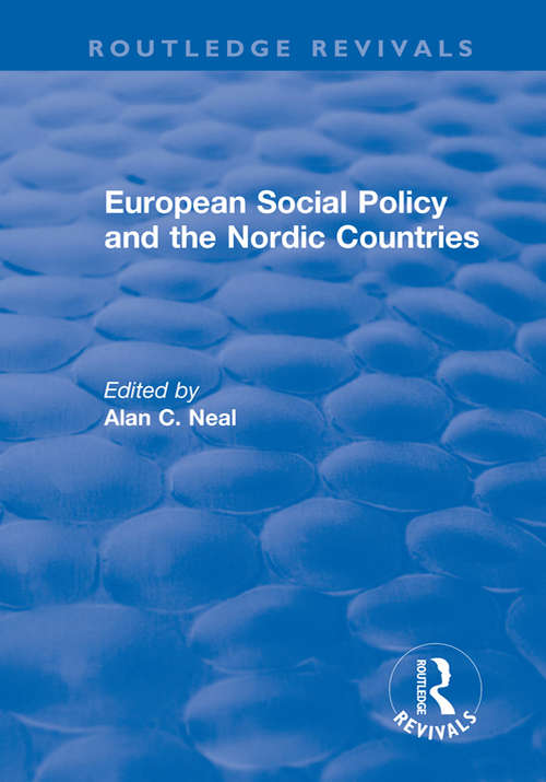 Book cover of European Social Policy and the Nordic Countries