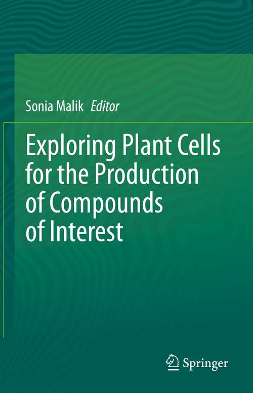 Book cover of Exploring Plant Cells for the Production of Compounds of Interest (1st ed. 2021)