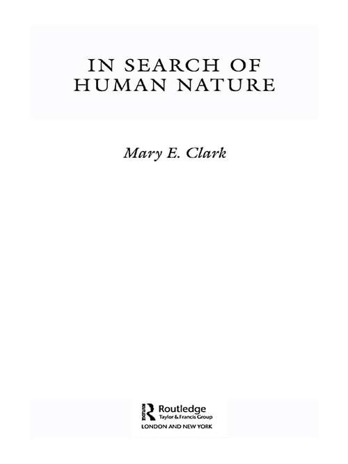 Book cover of In Search of Human Nature