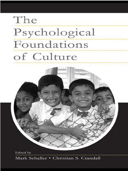 Book cover of The Psychological Foundations of Culture