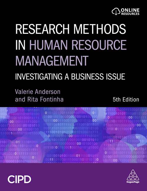 Book cover of Research Methods in Human Resource Management: Investigating a Business Issue (5)