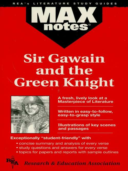 Book cover of Sir Gawain and the Green Knight (Maxnotes Literature Guides)