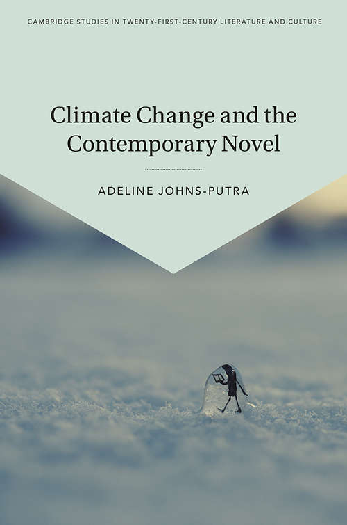 Book cover of Climate Change and the Contemporary Novel (Cambridge Studies in Twenty-First-Century Literature and Culture)