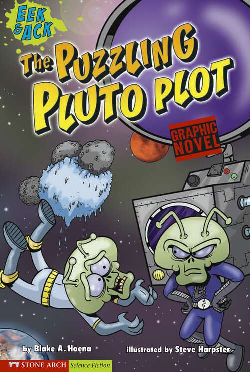 Book cover of The Puzzling Pluto Plot (Eek and Ack)