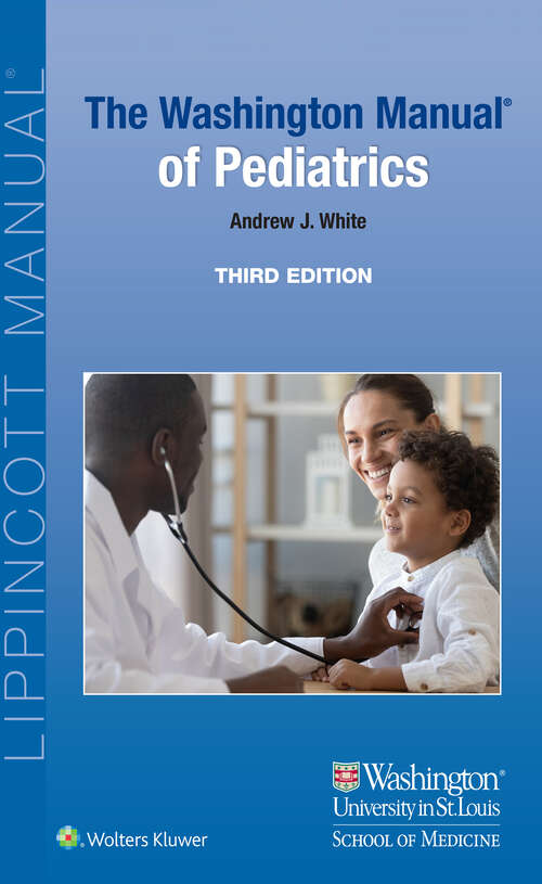 Book cover of Washington Manual of Pediatrics (3)