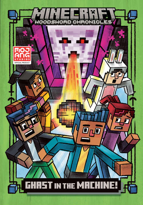 Book cover of Ghast in the Machine!: Minecraft Woodsword Chronicles Book 4 (A Stepping Stone Book(TM) #4)