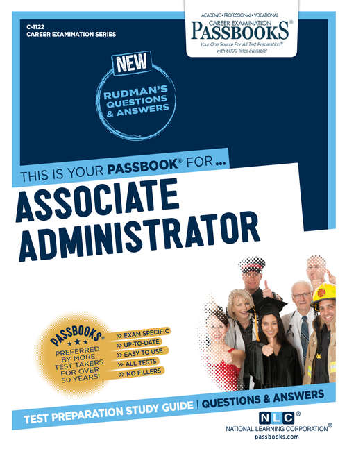 Book cover of Associate Administrator: Passbooks Study Guide (Career Examination Series: C-1122)