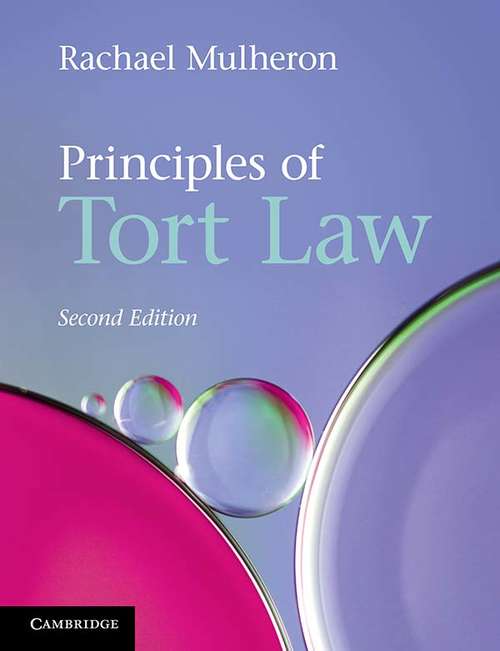 Book cover of Principles of Tort Law (2)