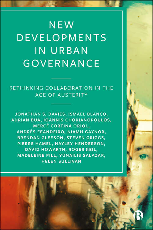 Book cover of New Developments in Urban Governance: Rethinking Collaboration in the Age of Austerity