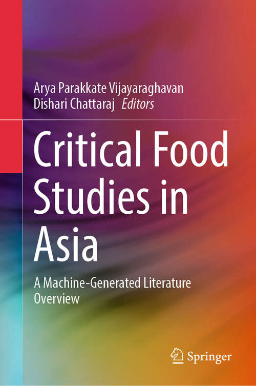 Book cover of Critical Food Studies in Asia: A Machine-Generated Literature Overview