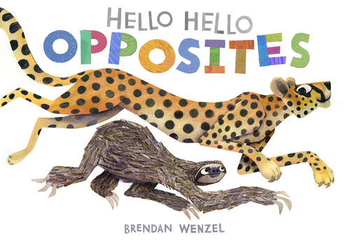 Book cover of Hello Hello Opposites (Brendan Wenzel)