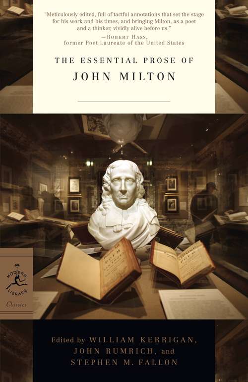 Book cover of The Essential Prose of John Milton (Modern Library Classics)