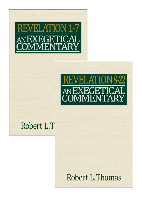 Book cover of Revelation Exegetical Commentary - 2 volume set (Wycliffe Exegetical Commentary)