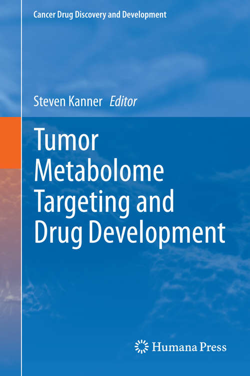 Book cover of Tumor Metabolome Targeting and Drug Development