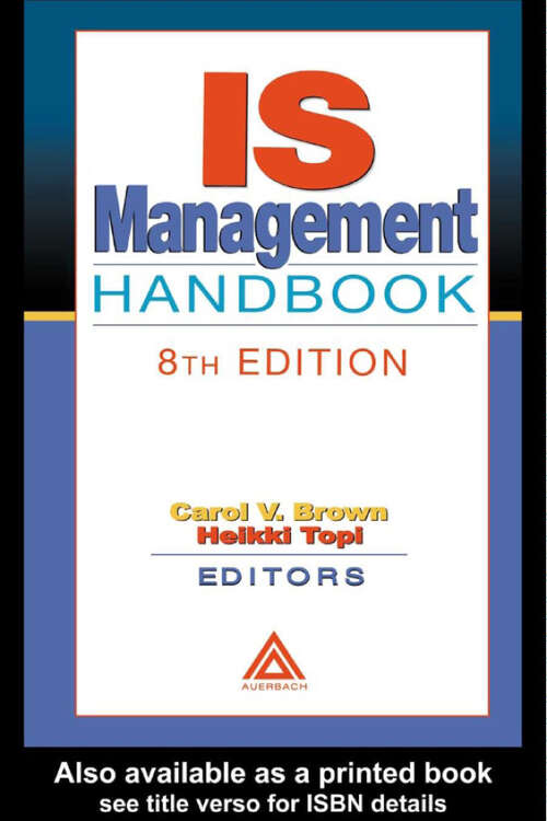 Book cover of IS Management Handbook (7)