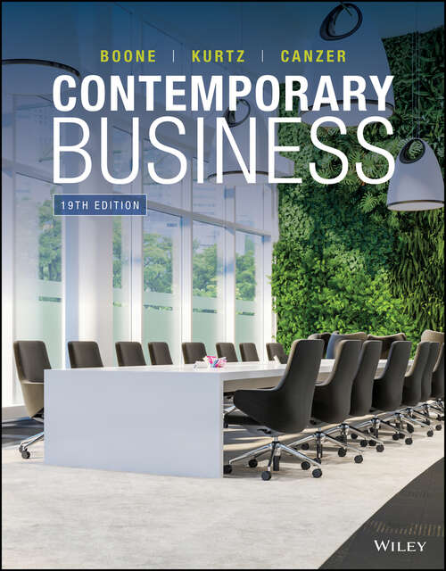 Book cover of Contemporary Business (Nineteenth Edition)