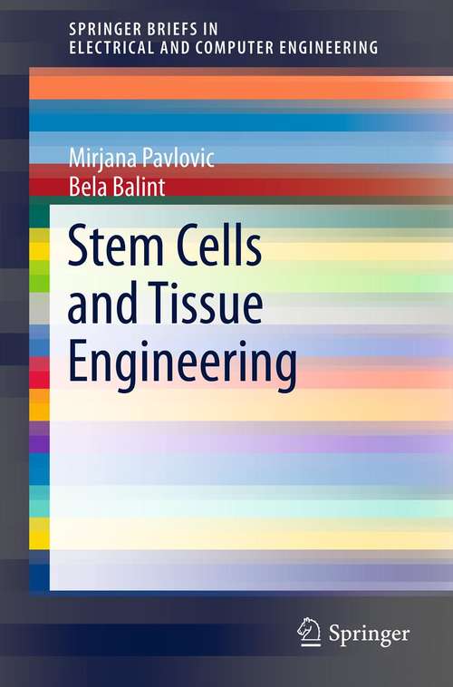 Book cover of Stem Cells and Tissue Engineering