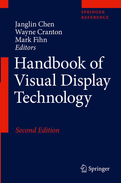 Book cover of Handbook of Visual Display Technology