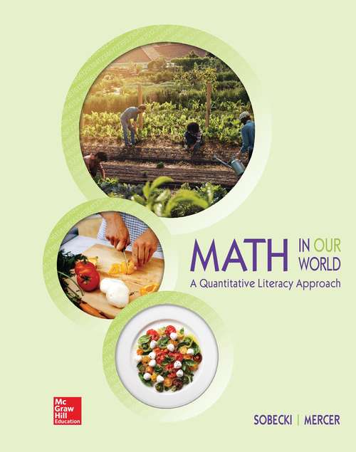 Book cover of Math in Our World: A Quantitative Literacy Approach