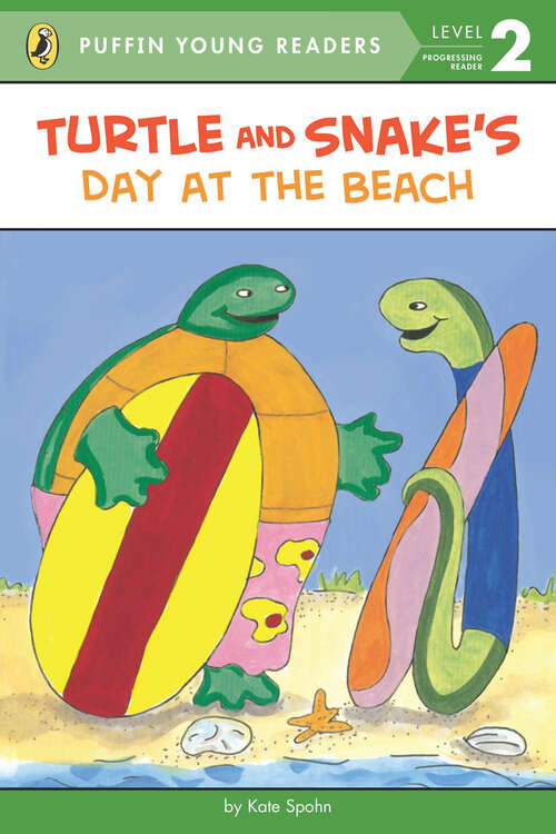 Book cover of Turtle and Snake's Day at the Beach (Penguin Young Readers, Level 2)