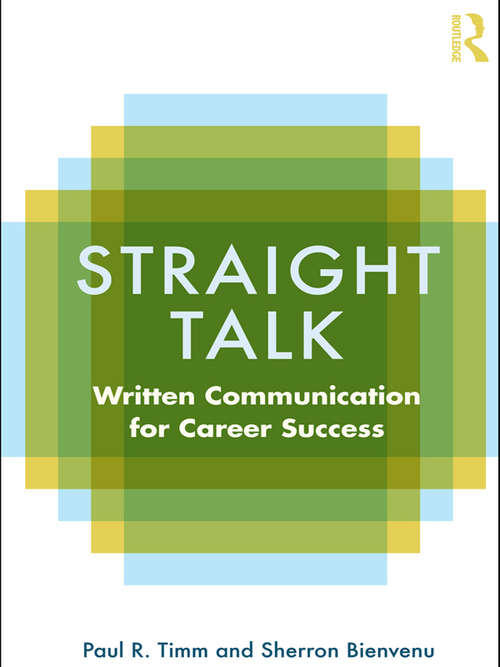 Book cover of Straight Talk: Written Communication for Career Success
