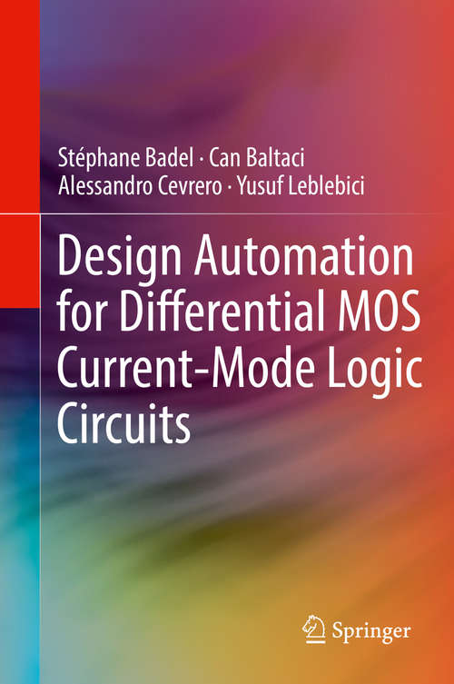 Book cover of Design Automation for Differential MOS Current-Mode Logic Circuits (1st ed. 2019)