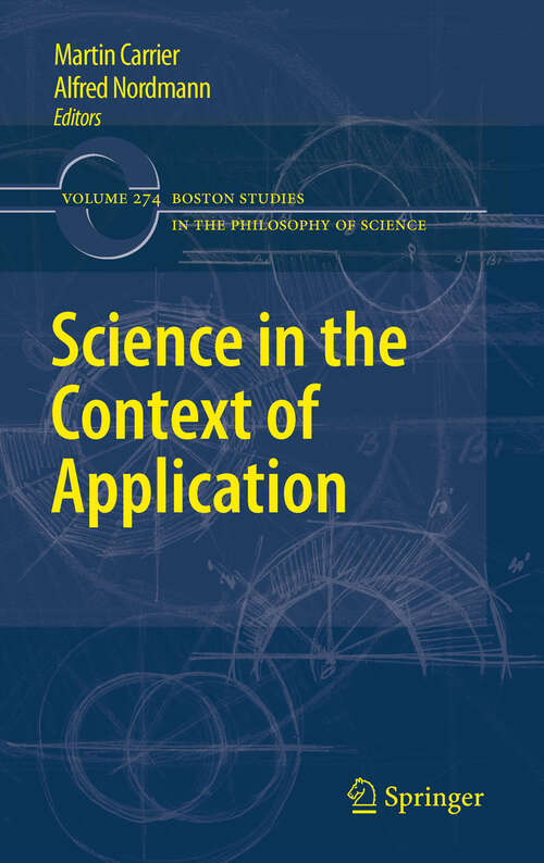 Book cover of Science in the Context of Application