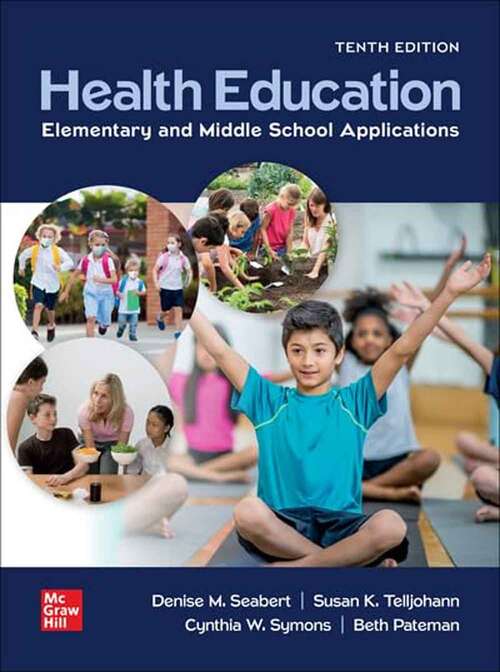 Book cover of Health Education: Elementary and Middle School Applications (Tenth Edition)