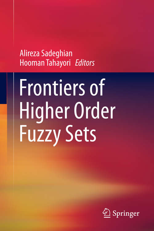 Book cover of Frontiers of Higher Order Fuzzy Sets