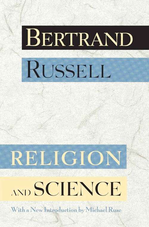 Book cover of Religion And Science (2)