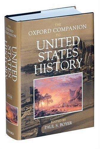 Book cover of The Oxford Companion to United States History