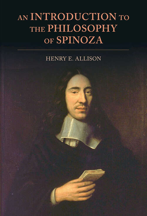 Book cover of An Introduction to the Philosophy of Spinoza