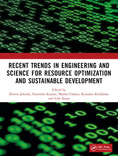 Book cover of Recent Trends In Engineering and Science for Resource Optimization and Sustainable Development