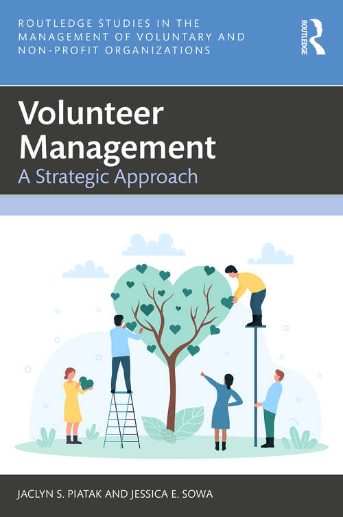 Book cover of Volunteer Management: A Strategic Approach (Routledge Studies in the Management of Voluntary and Non-Profit Organizations)