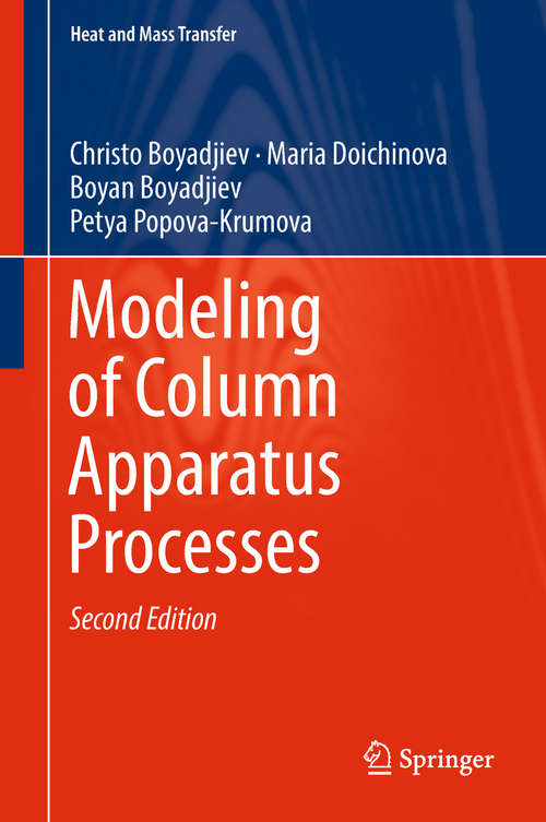 Book cover of Modeling of Column Apparatus Processes (Heat And Mass Transfer Ser.)