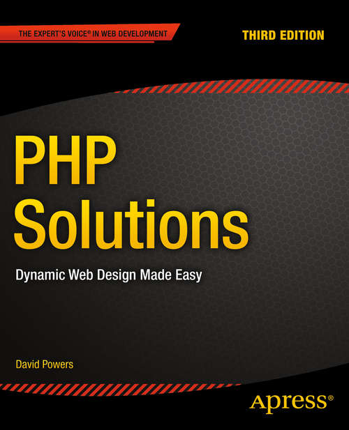 Book cover of PHP Solutions