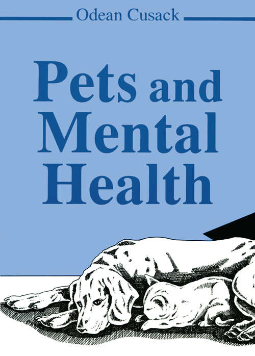 Book cover of Pets and Mental Health