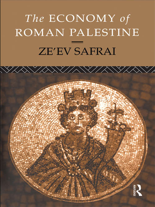 Book cover of The Economy of Roman Palestine