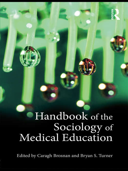 Book cover of Handbook of the Sociology of Medical Education