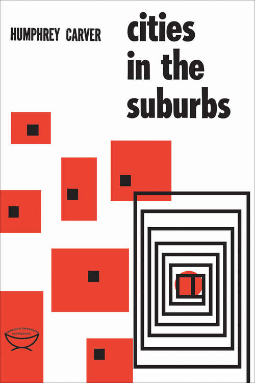 Book cover of Cities in the Suburbs