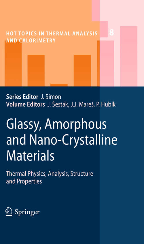 Book cover of Glassy, Amorphous and Nano-Crystalline Materials