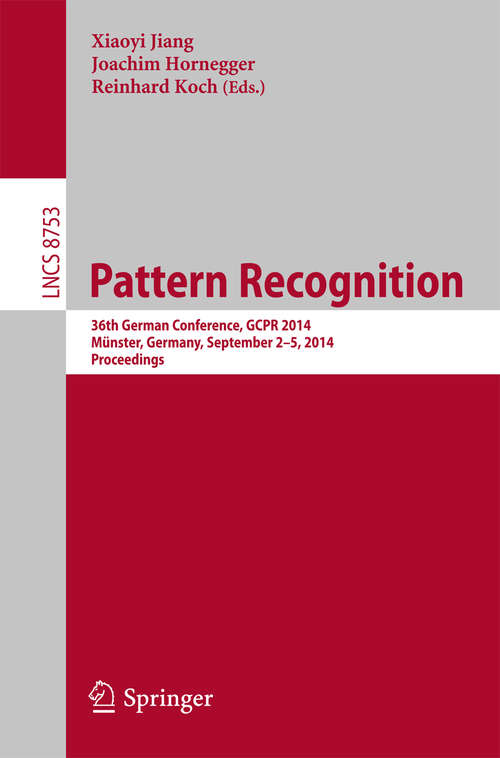 Book cover of Pattern Recognition