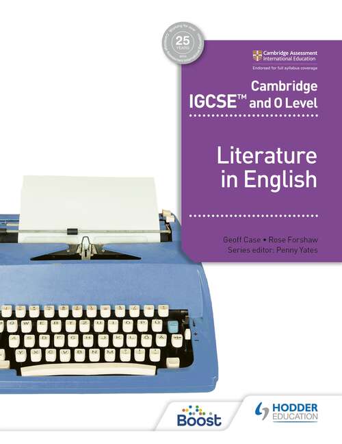 Book cover of Cambridge IGCSE™ and O Level Literature in English