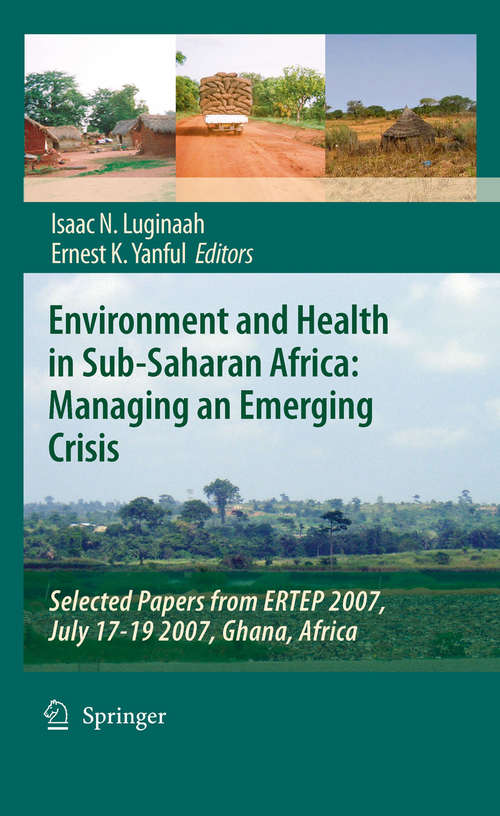 Book cover of Environment and Health in Sub-Saharan Africa: Managing an Emerging Crisis