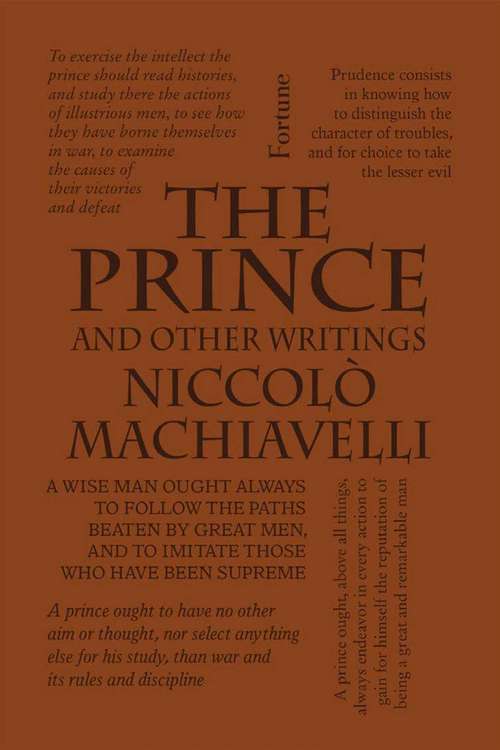 Book cover of The Prince and Other Writings (Wordsworth Classics)